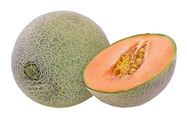 kavun beyaz arkaplanda izole