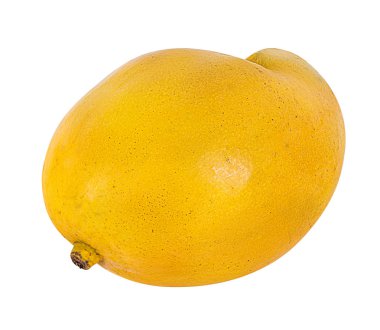 Beyaz arkaplanda yalıtılmış mango meyvesi