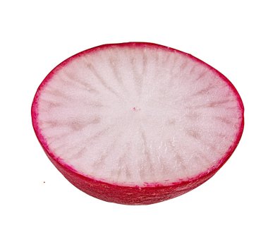 taze turplar beyaz üzerine izole edilmiş.