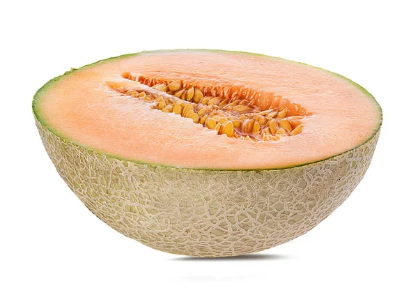 Melon Isolerad Vit Bakgrund — Stockfoto