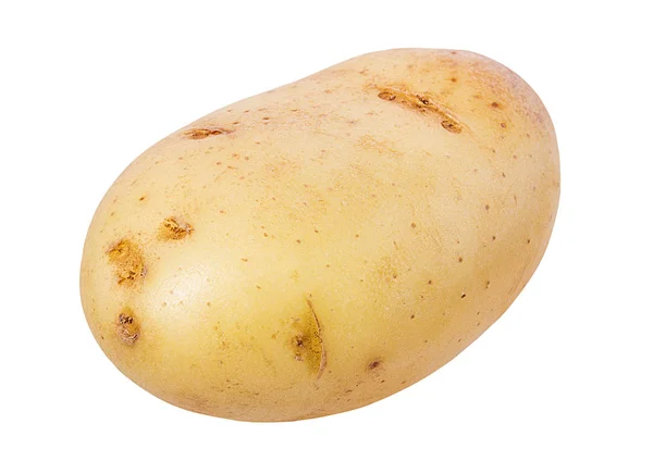 Aardappel Geïsoleerd Witte Achtergrond — Stockfoto