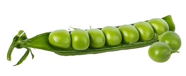 Peas Isolated White Background — Stock Photo, Image