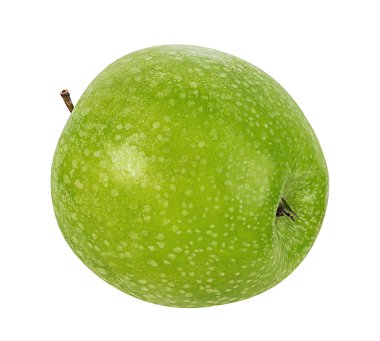 beyaz arkaplanda elma