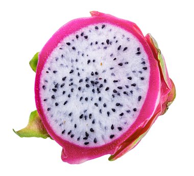 Beyaz arkaplanda Ejder Meyvesi izole