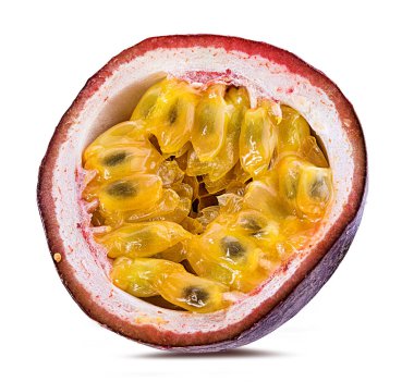 Passion Fruit beyaz arka plan üzerinde izole.