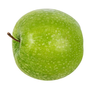 beyaz arkaplanda elma