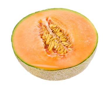 kavun beyaz arkaplanda izole