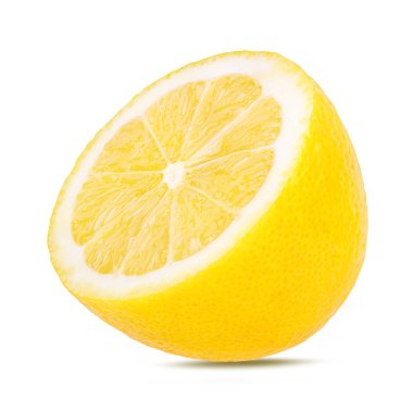 limon beyaz arkaplanda izole