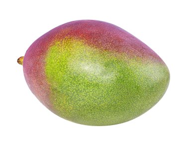 Beyaz arkaplanda yalıtılmış mango meyvesi