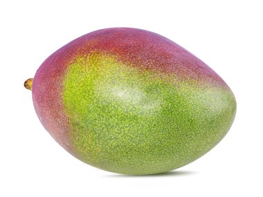 Beyaz arkaplanda yalıtılmış mango meyvesi