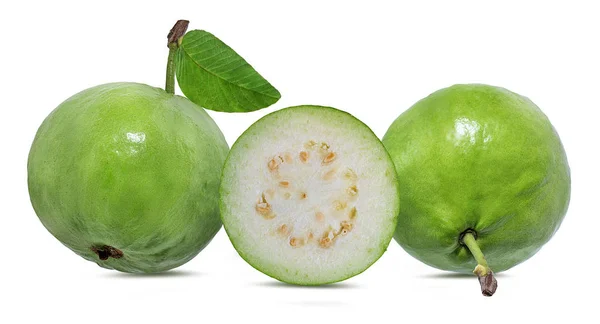 Guayaba Aislada Sobre Fondo Blanco — Foto de Stock