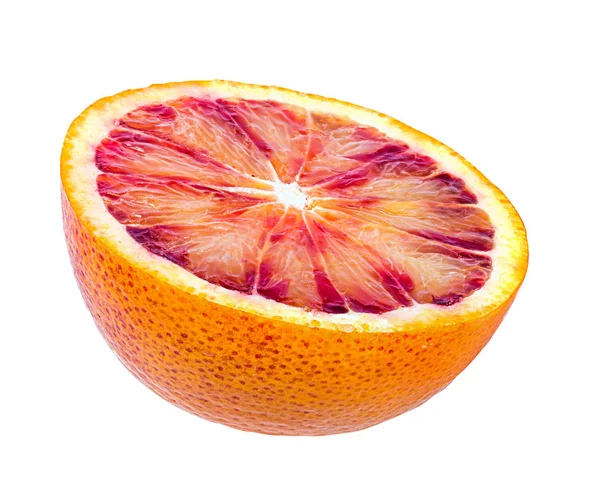 白い背景に隔離された熟したオレンジ — ストック写真