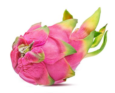 Beyaz arkaplanda Ejder Meyvesi izole