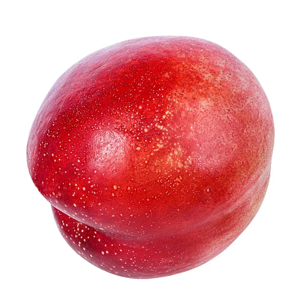 Персик Изолирован Белом Фоне — стоковое фото