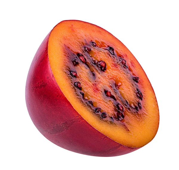 Tamarillo Isolert Hvit Bakgrunn – stockfoto