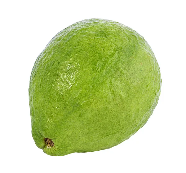Guava Beyaz Arkaplanda Izole Edildi — Stok fotoğraf