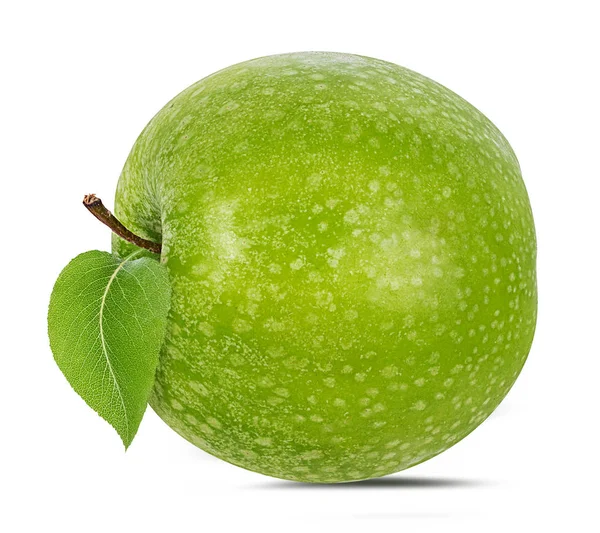 Äpple Vit Bakgrund — Stockfoto