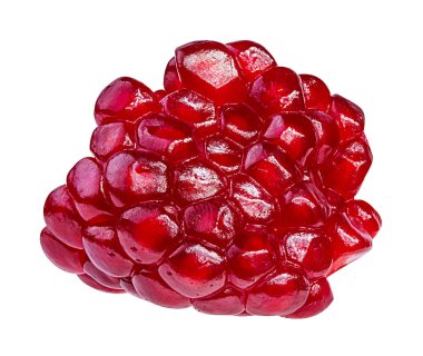 Beyaz arkaplanda izole edilmiş taze nar