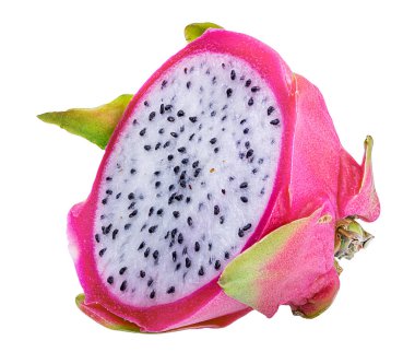 Beyaz arkaplanda Ejder Meyvesi izole