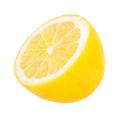 limon beyaz arkaplanda izole