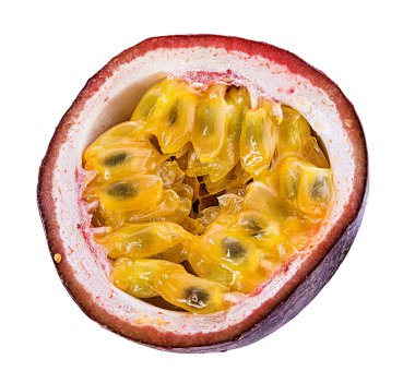 Passion Fruit beyaz arka plan üzerinde izole.