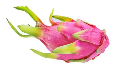 Beyaz arkaplanda Ejder Meyvesi izole