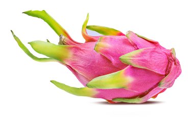 Beyaz arkaplanda Ejder Meyvesi izole