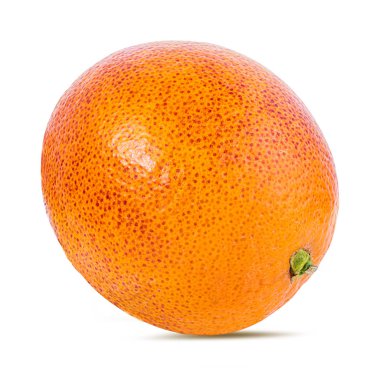 Olgun turuncu beyaz arka planda izole