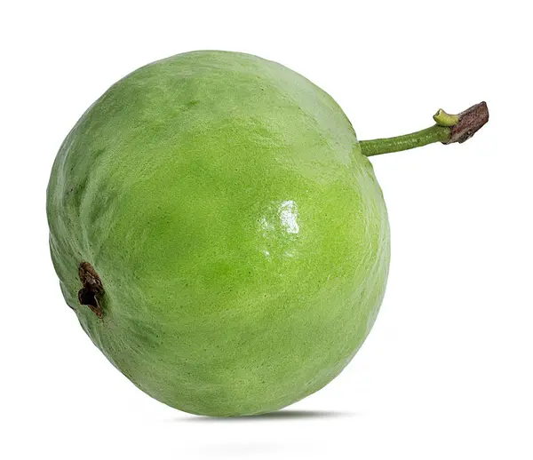 Guava Απομονωμένη Λευκό Φόντο — Φωτογραφία Αρχείου