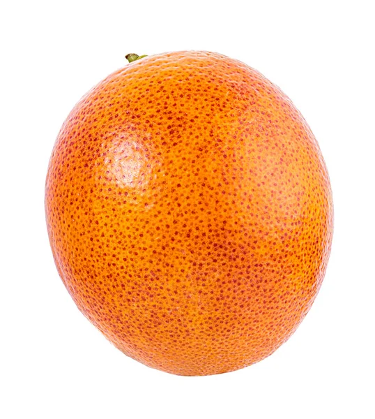 Maturo Arancio Isolato Sfondo Bianco — Foto Stock