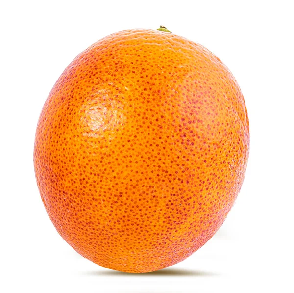 Laranja Madura Isolada Sobre Fundo Branco — Fotografia de Stock