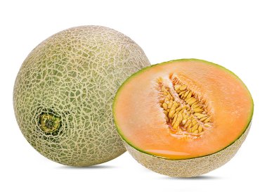 kavun beyaz arkaplanda izole