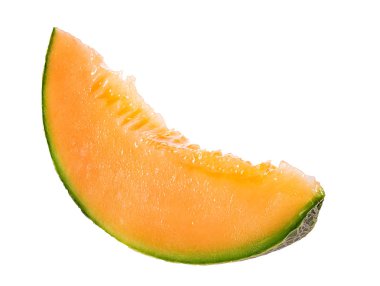 kavun beyaz arkaplanda izole