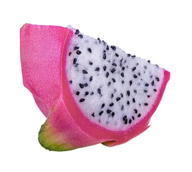 Beyaz arkaplanda Ejder Meyvesi izole