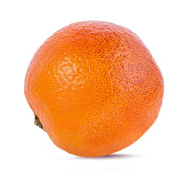 Olgun kırmızı turuncu beyaz arka plan üzerinde izole