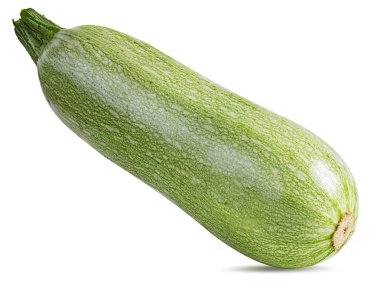 Beyaz arkaplanda taze sebze iliği izole edildi