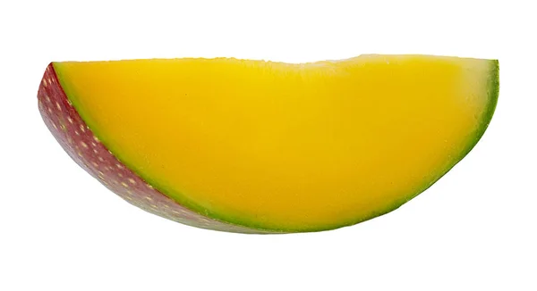 Mango Frukt Isolerad Vit Bakgrund — Stockfoto