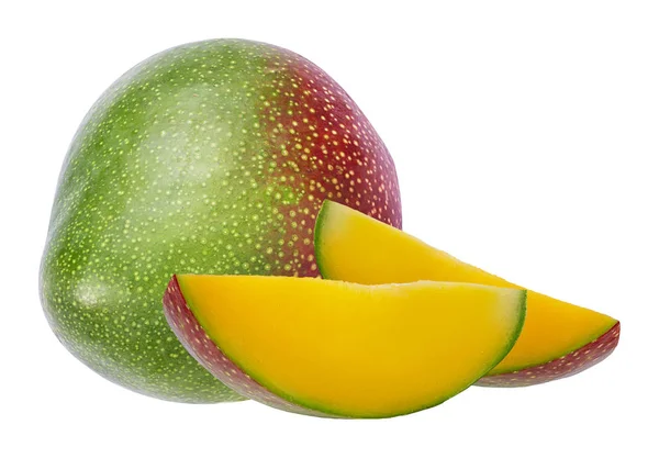 Mangovruchten Geïsoleerd Witte Achtergrond — Stockfoto