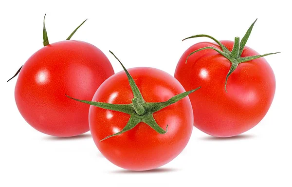 Tomate Isolado Sobre Fundo Branco — Fotografia de Stock