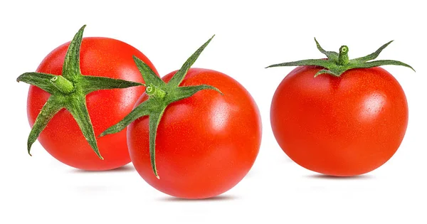 Tomate Isolado Sobre Fundo Branco — Fotografia de Stock