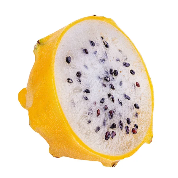 Dragon Fruit Geïsoleerd Witte Achtergrond — Stockfoto