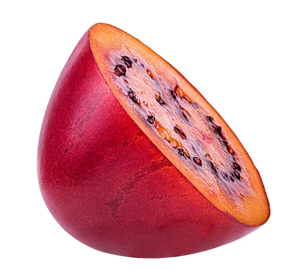 Tamarillo Isolado Sobre Fundo Branco — Fotografia de Stock