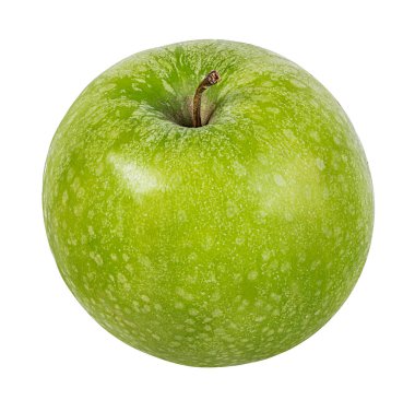 beyaz arkaplanda elma