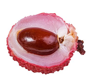 lychee isolated on white background clipart