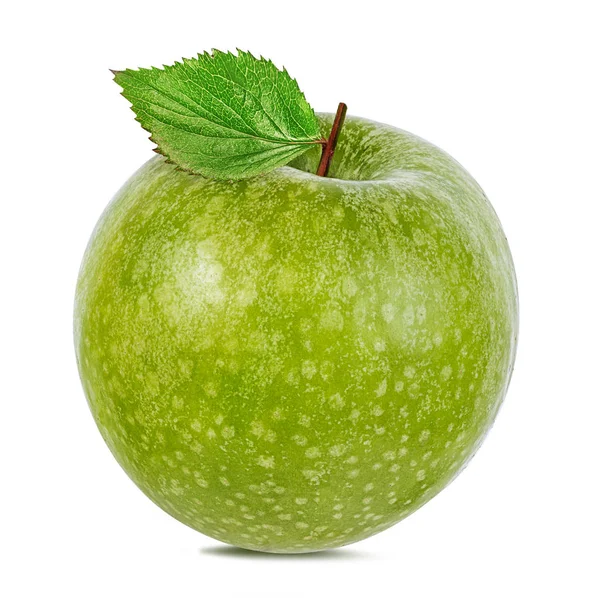 Äpple Vit Bakgrund — Stockfoto