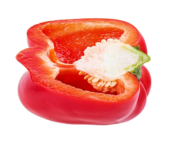 Red Peppers Isolated Clipping Path Stock Picture