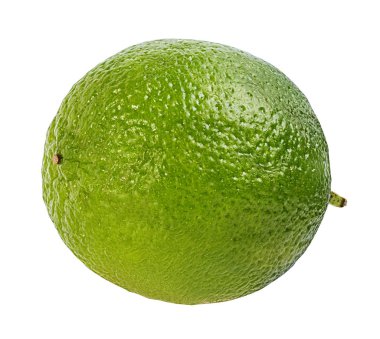 beyaz arkaplanda izole kireç