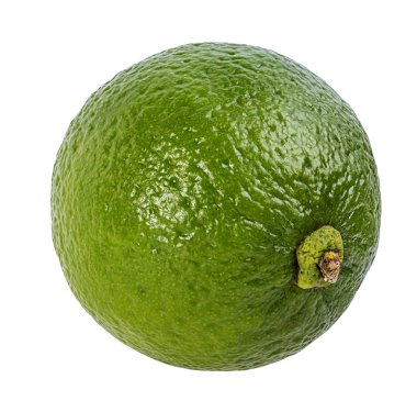 beyaz arkaplanda izole kireç