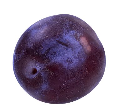 Beyaz arkaplanda erik