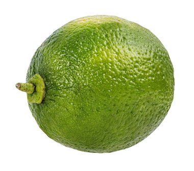 beyaz arkaplanda izole kireç